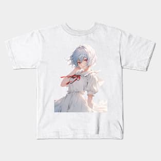 Rei Ayanami Neon Genesis Evangelion Original Artwork Kids T-Shirt